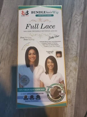 Bobbi Boss PELUCA RIZADA 16 PULGADAS ENCAJE COMPLETO NEGRO NATURAL Foto 1 de 4