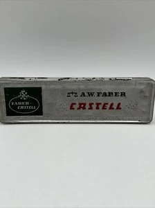 Vintage A.W. Faber Castell Deutsches Federmäppchen, Box Dose - Bild 1 von 9