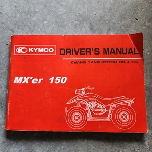 Kymco MX'er 150 Manual del propietario de fábrica Guía del usuario del operador del conductor - Imagen 1 de 4