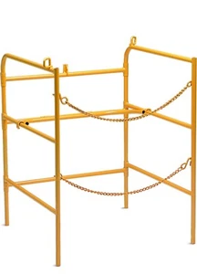 Allegro Industries 9401 Manhole Guard Rail, Yellow, 1pc - Picture 1 of 2