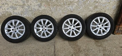 Komplettsatz Sommerreifen auf Alufelgen Opel Astra H 6,5x16 ET37 4x100 - Bild 1 von 4