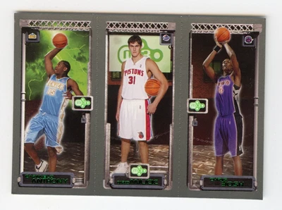 2003-04 Topps Rookie Matrix #113/112/114 Carmelo Anthony Milicic Bosh RC E1 Foto 1 de 2