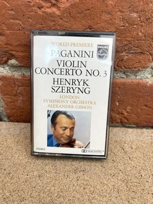 Paganini, Henryk Szeryng : Violin Concerto No. 3 (Cassette Tape) *Very Good* - Image 1 of 4