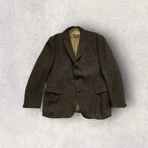 vintage Harris Tweed blazer UK Britain coat jacket British Designer casual 50s - Picture 1 of 10