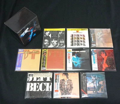 Jeff Beck - Mini LP CD 10 Titles '71~89 Set + Promo Box Paper Sleeve Obi Japan Foto 1 de 4