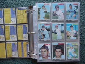 1970 TOPPS BASEBALL NEAR COMPLETE SET LOT(709/720)w/STARS,HOF,RC's,HIGH-NUMBERS - Picture 1 of 24