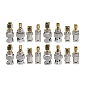 16PCS BNC to SMA Type Male Female RF Connector Adapter Test Converter KitqCuB - Picture 1 of 10