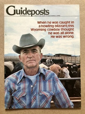 Guideposts Magazine (Vintage, November 1976) Wyoming Cowboy - VG! - Image 1 of 3