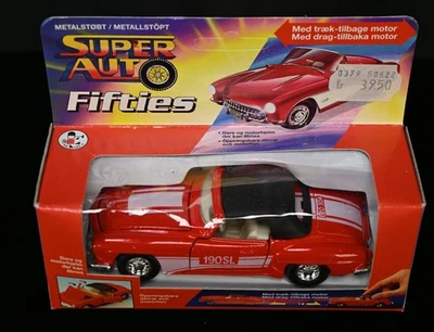 Mercedes-Benz 190 SL красный 1:32 литой Welly Super Auto пятидесятые - Изображение 1 из 4