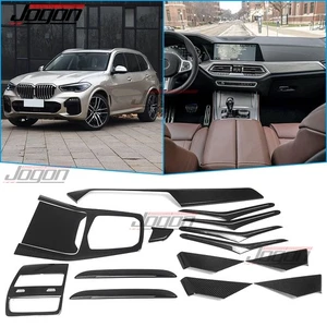 Kits de molduras interiores panel puerta salpicadero consola carbono bmw x5 g05 2019-2022 - Imagen 1 de 13