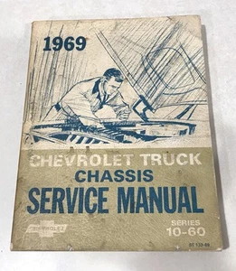 1969 Chevrolet Truck Chassis Service Manual Series 10-60 At 133-69 OEM Illust. - Picture 1 of 6