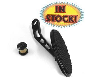 Lokar XDBW-6105 - XL Oval Black Drive-by-Wire Throttle Pedal Arm w/Rubber Insert - Picture 1 of 3