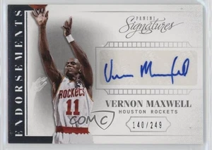 2013-14 Panini Firme Approvazioni /249 Vernon Maxwell #48 Auto - Foto 1 di 4