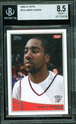 James Harden Rookie Card 2009-10 Topps #319 BGS 8.5 - Image 1 of 2