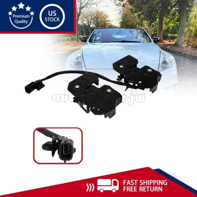 For NISSAN 370Z GTR INFINITI G37 Q60 Q40 G35 Pair Right & Left Hood Lock Latch Foto 1 de 4