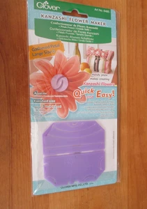 Clover Kanzashi Flower Maker Round Pedal Large Size, 3” Finished #8485 - Picture 1 of 1