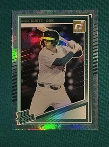 2025 Donruss Baseball #154 Nick Kurtz Rated Prospect Statue of Liberty Parallel  - Picture 1 of 2