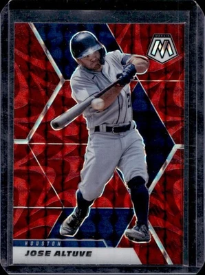 Mosaico José Altuve 2021 rojo reactivo #108 Astros Foto 1 de 2