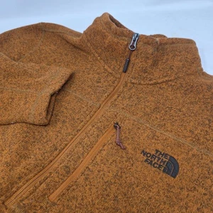 The North Face Mens size XL Leo Gordon Lyon 1/4 Zip Fleece Pullover Brown - Picture 1 of 5