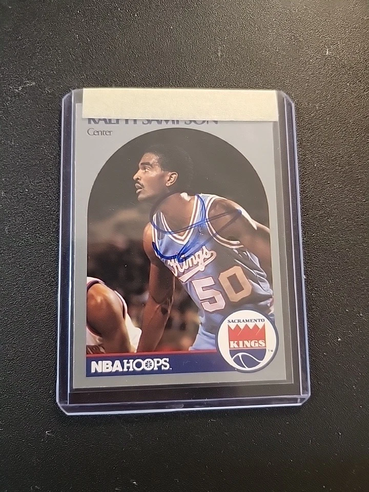 Ralph Sampson Autographed 1990-91 NBA Hoops Basketball Card #261 NM  - Image 1 of 1