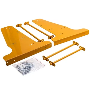 Wall Mount Kit Touring Pak Rack Passenger Backrest Assembly For Harley 97-up - Picture 1 of 20