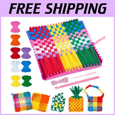 Kit de manualidades para niñas de 6 a 12 años, juego de tejido de bucles de bache Foto 1 de 4