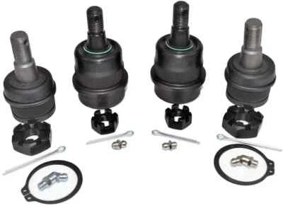 Conjunto de 4 juntas esféricas dianteiras superiores e inferiores MOOG para Jeep Cherokee Wrangler TJ - Imagem 1 de 3