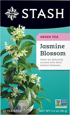 Alijo de té verde flor de jazmín - 20 bolsitas de té Foto 1 de 4