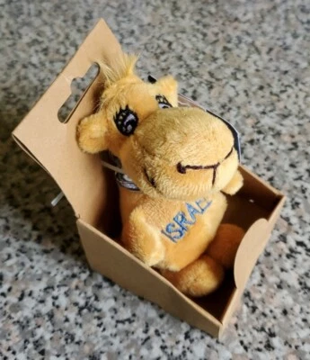BibleLand Gifts 3" Camel Israel Keychain/Bag Charm Plush Toy New - Image 1 of 4