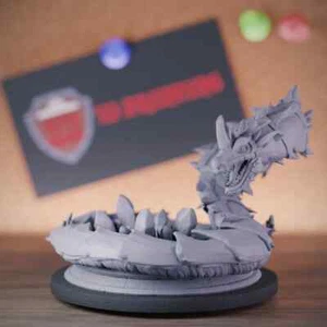 Snake Miniature Dungeons and Dragons Mini DnD 5e TTRPG Pathfinder - Picture 1 of 8