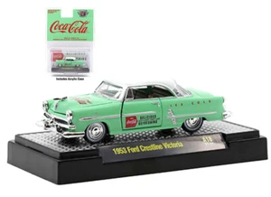 M2 MACHINES Coca-Cola 1953 Ford Crestline Victoria Diecast Model 32500-A18-P8 - Picture 1 of 4