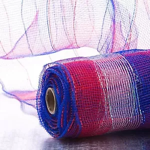 Red White and Blue Striped Deco Mesh, 21 Inch X 10 Yards (61413924) - Picture 1 of 1
