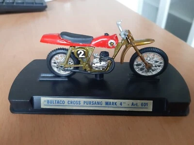 modellino motocross Mercury 601-BULTACO PURSANG Cross Mark 4 - 1:24 in box 1971 - Immagine 1 di 4