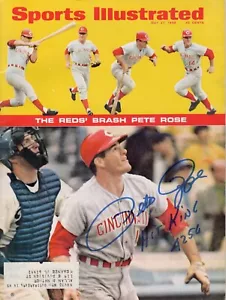 PETE ROSE Signed Autographed 5/27/68 Sports Illustrated Magazine Reds JSA Rookie - Picture 1 of 1