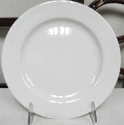 Белая десертная/салатная тарелка Bernardaud Limoges PHOEBE 7 1/2 дюйма никогда не использовалась СОВЕРШЕННО НОВАЯ - Изображение 1 из 3