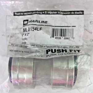 Mainline ML0154LF - 2" Steckkupplung für Kupfer, PEX, CPVC - Bild 1 von 3