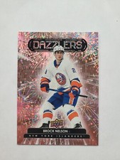 2022-23 Upper Deck Series 1 Brock Nelson Pink Dazzlers