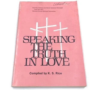 Die Wahrheit in Liebe sprechen K.S. Reis 1972 Nazarener Sonntagsschule Theologie BK0 - Bild 1 von 6