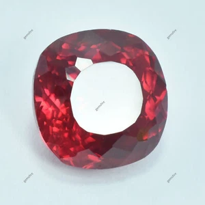 17.45 Carat Red Ruby Square Cushion Cut Natural CERTIFIED Loose Gemstone - Picture 1 of 13