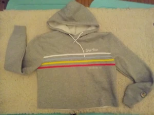 Yogi Bear Grey Cropped Hoodie Size M NWOT - Picture 1 of 5