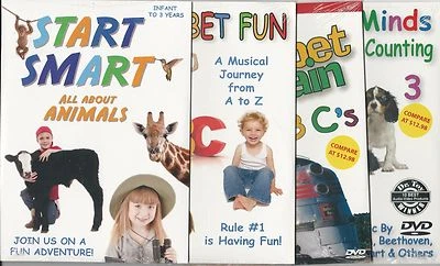 4 DVDS FOR CHILDREN EDUCATIONS BRAND NEW - Image 1 of 4