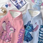stitch and angel matching hoodies, disney gifts, matching couple gift, cute gift