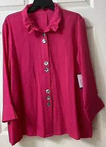 Neu mit Etikett Fridaze Elsie Leinenjacke AA327 Knopfleiste Armbandlänge SLV Damen LG - Bild 1 von 13