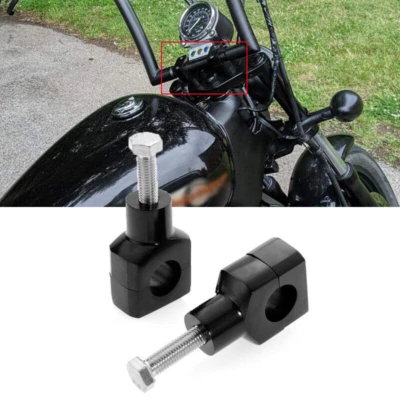 1" Handlebar Risers Clamps For Honda Shadow VLX 600 Aero 750 Interceptor 800 - Image 1 of 4