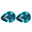 2.61 Ct VVS [2Pcs Pair] Terrific Pear 8.2 x 6.2 MM Indicolite Blue Real Kyanite