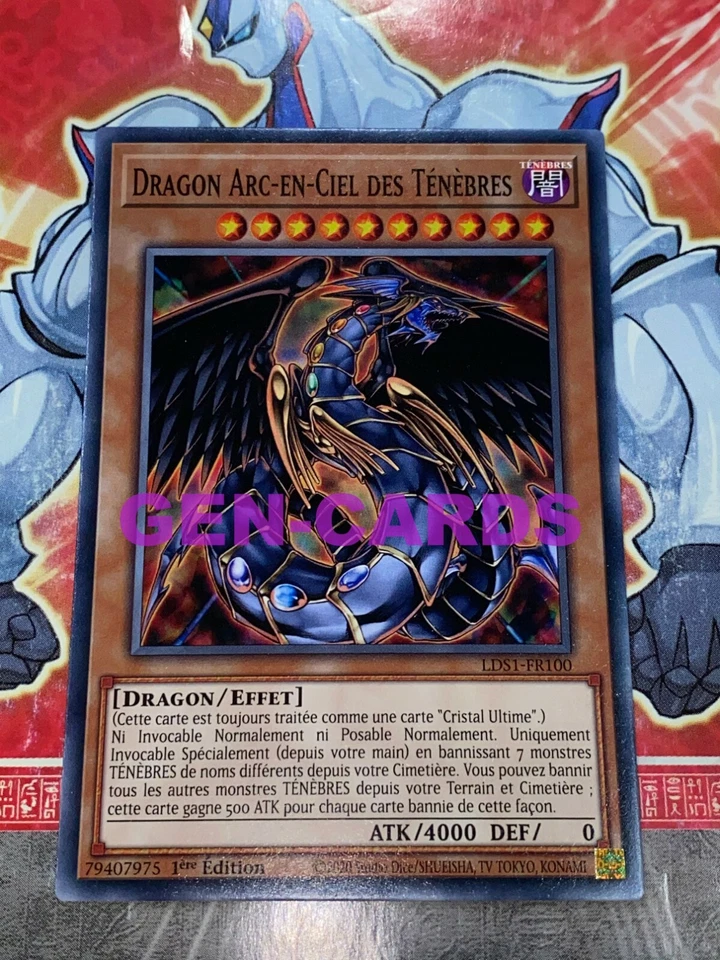 Carte Yu Gi Oh DRAGON ARC-EN-CIEL DES TENEBRES LDS1-FR100 - Photo 1/1