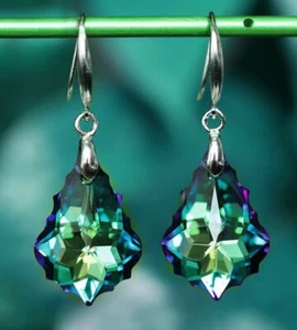 Ohrringe Ohrschmuck Hängeohrring/Drop Damen Tropfen Zirkonia Strass - Bild 1 von 3