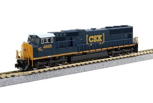 N Scale KATO 176-7617 CSX SD70M Flat Radiator  Rd# 4688 DCC Ready - Image 1 of 1