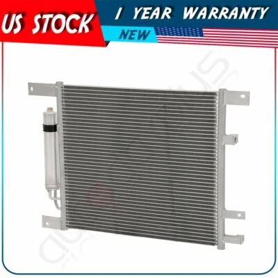 Condensador de aire compatible con Nissan Versa 2012-2013 2014 2015 2016 2017-2019 con secador Foto 1 de 4