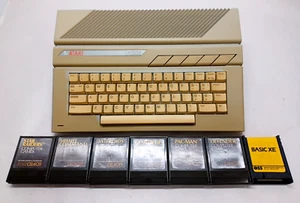 Vintage Atari 130XE Retro Computer w 6 Games & Basic XE~Not Tested For Parts - Picture 1 of 12